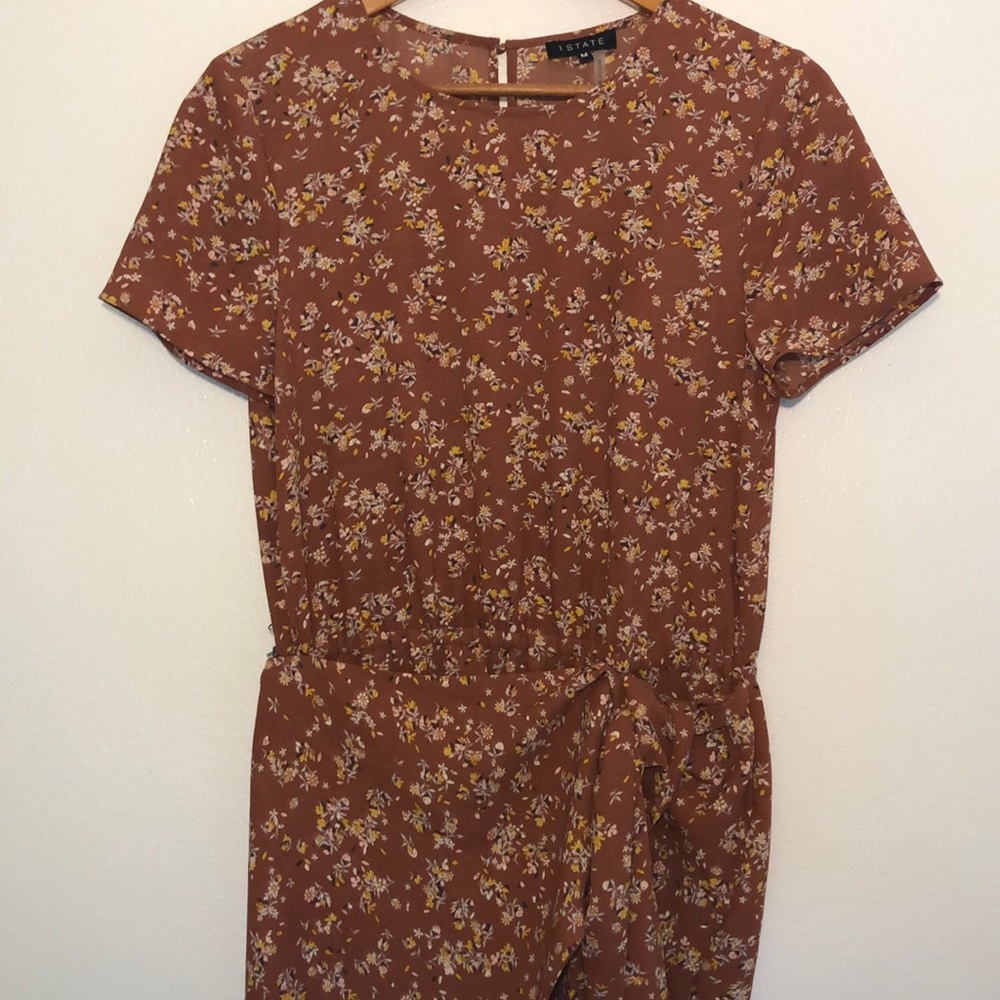 1. State NWOT high Low wrap front dress sz M